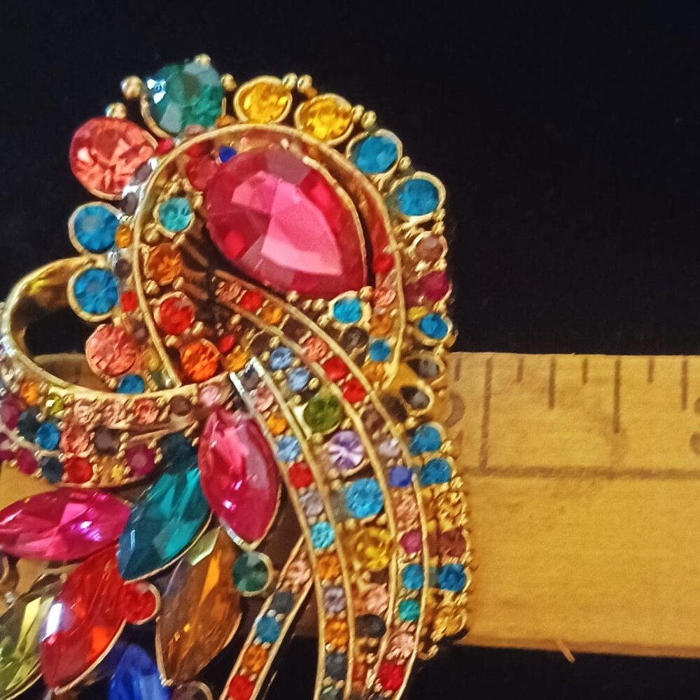 Large Brooch - Brilliant Colors - Picture 3 of 4